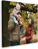 Print Maniacs Personalised Photo Canvas for Women Birthday Gift