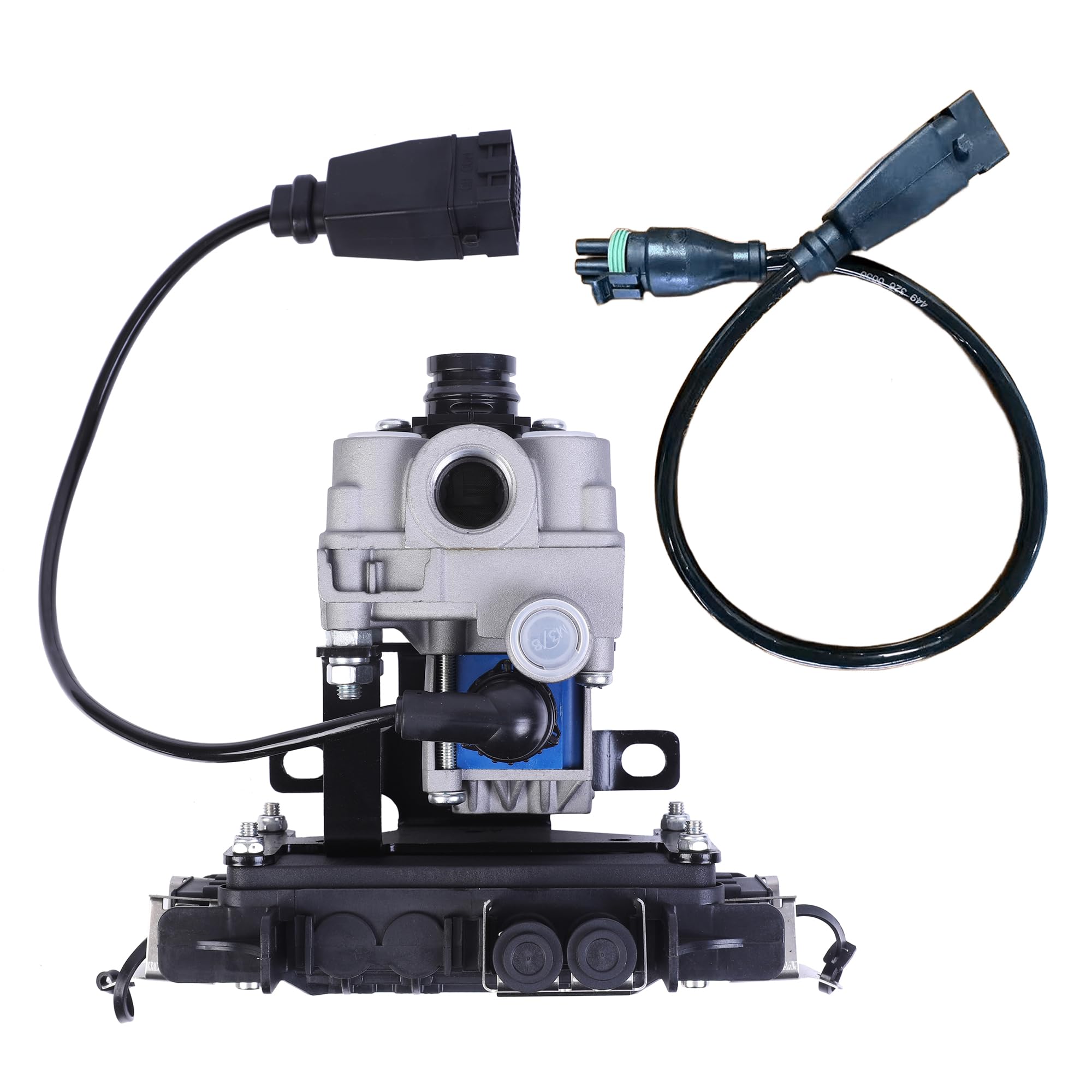 Photo 1 of 4006120000 Trailer ABS Ecu/Valve Assy Modulator Valves Assembly TCS 2 2S/1M With Power Adapter Replaces ABS Electronic Control Unit Assembly ECU Kit replace WBC4006120000 WA-4006120000