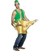 Rasta Imposta Genie In The Lamp Costume Mens Funny Gag Halloween Costumes, Adult One Size