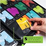 Vault X 12 Pocket Trading Card Zip Binder 480 Cards Red view 6