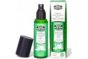 INSTANT FRESH AIR Advance Shoe Deodorizer Spray for Instant Shoe Odor Elimination in less than 2 seconds -For Sneakers, Boots, All Footwear -Also for Gym Bags and Sports Equipment, Lavender Scent – INSTANT FRESH SHOES