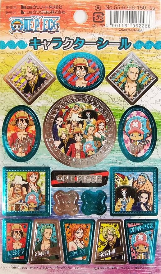 Amazon ワンピース キャラクターシール No 55 6266 150 シール ステッカー おもちゃ