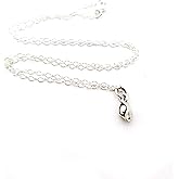 One Pea Pod Charm Necklace- Sterling Silver Necklace