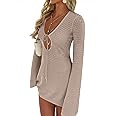 ANRABESS Beach Cover Ups for Women Crochet Swimsuit Bathing Suit Swimwear Bikini Mesh Knit Dress 2025 Summer Vacation Outfits