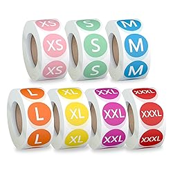 Misofuki 3500 Pcs 7 Rolls 7 Sizes 7/8 Inch Clothing
