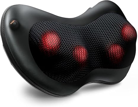 Naipo Neck And Back Massager With Heat Massage Pillow Cushion