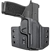 Tulster OWB Contour Kydex Holster in Right Hand fits: Sig Sauer P365 XMACRO | Optic Compatible Outside The Waistband Concealed Carry