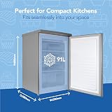 Igenix IG355X Freestanding Under Counter Freezer 91 Litre 55 cm Inox view 3