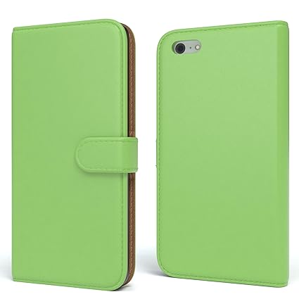 EAZY CASE Tasche für Apple iPhone 5C Schutzhülle mit Standfunktion Klapphülle im Bookstyle, Handytasche Handyhülle Flip Cover