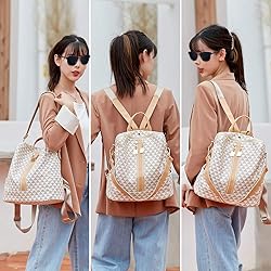Makes Backpack Purse for Women, PU Leather