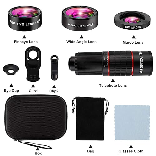Amazon Iphone 11 Telephoto Lens Attachment Phone Camera Lens, 10