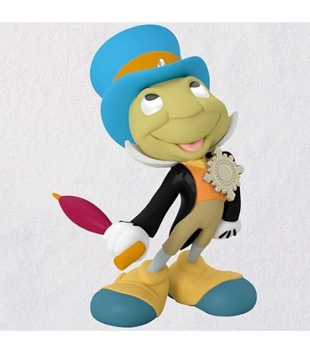 Amazon.com: HKO - Disney Pinocchio Jiminy Cricket Ornament Limited