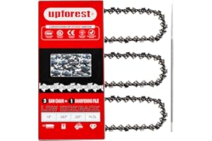 UPFOREST 3Pack 18" Chainsaw Chain L74 .063" Gauge .325" Pitch Fits Stihl MS271 MS290 MS291 MS261 MS260 MS310 026 028 024 031 3689 005 0074 Replacement 26 RM3 74, 22BPX074,Farm Boss Sprockets(22MLPX74)