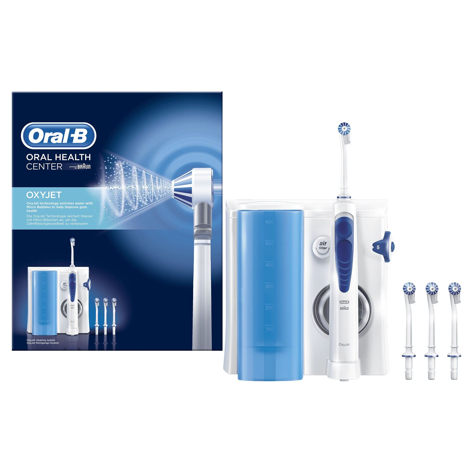 Oral-B OxyJet cleaning system, with micro air bubble technology, 4 push-on nozzles