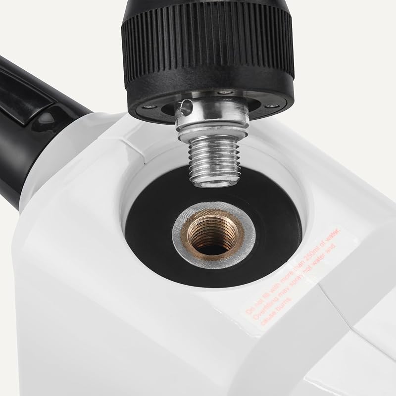 Nettoyeur à Vapeur Portatif pour la Maison avec 9 Accessoires, Puissant Jet de Vapeur de 1 000W, Réservoir de 250ml, Blanc