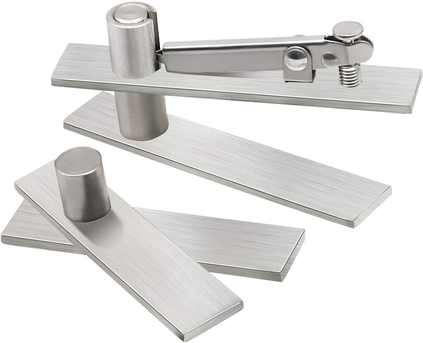 Tools Home Improvement Hinges Zoenhou 3 Set Hidden Door Pivot Hinge 360 Degree Rotating Heavy Duty Stainless Steel Hinges For Revolving Wood Glass Alloy Doors Adjustable Hinge Brushed Finish Hardware Supplies