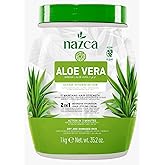 EXTRA LARGE 35.2oz Aloe Vera 2-in-1 Hair Hydration & Styling Cream – Ultra Hydration for Dry & Damaged Hair – Strengthens, Softens & Adds Shine – Vegan Formula with Shea Butter & Avocado Oil – 1kg