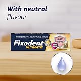 Fixodent Ultimate Denture Adhesive Flavour Free 40g - Strong Hold view 7