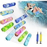 CLPCLP Inflatable Pool Floats Adult，5 Pack Multi-Purpose Pool Float Water Hammock，Pool Float Chair-Swimming Pool Raft，Pool Hammock Floaties for Adults Beach Vacation Essentials