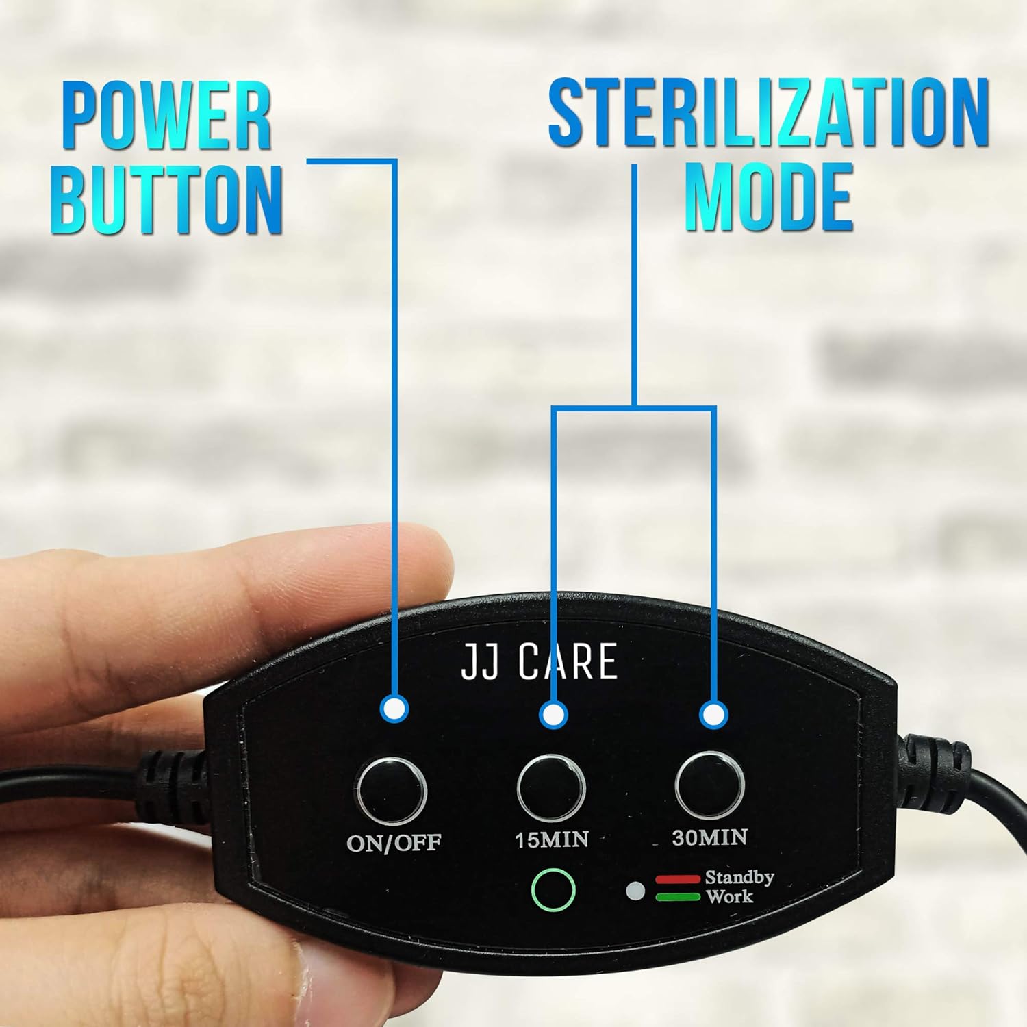 JJ CARE [Upgraded] Shoe Sterilizer, 2-in-1 Shoe Dryer & Sanitizer with 8,000 Hours of Lamp Life, Fits Any Shoe Size, Boot Dryer and Shoe Sanitizer, Light Sanitizer for Hat, Footwear, Cars: Shoes