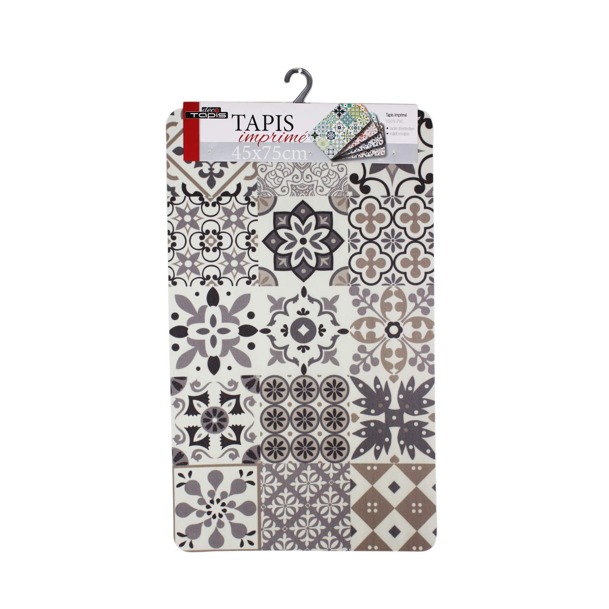 Douceur d'Intérieur, Rectangular Rug (45 x 75 cm) Salou Natural, Printed Foam