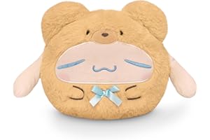 TeeTurtle Cinnamoroll Teddy Bear Reversible 6" Plushie - Officially Licensed Sanrio - Cute Kawaii Soft Stuffed Animal
