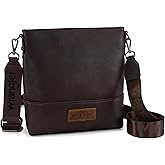 Wrangler Crossbody Purses for Women Two Tone Crossbody Bags Women Purses and Handbags