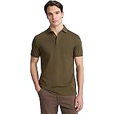 EXPRESS Men’s Pima Cotton Pique Polo – Short Sleeve Classic Fit, Soft Breathable