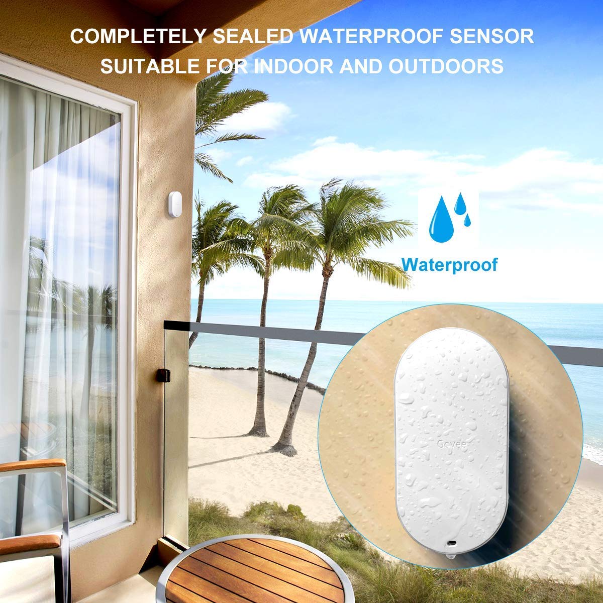 Govee Upgraded Indoor Outdoor Thermometer Hygrometer, WiFi Digital