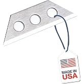 Excel Blades #96 10-Pack Box Cutter Utility Blades, Carbon Steel | Black, Fine-Point Double-Honed Edge, 1.58-Inch Length, Scores &amp; Trims Wood, Vinyl, Paper &amp; Foam Board, Made in USA