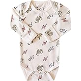 Copper Pearl Long Sleeve Bodysuit Baby: Ultra Soft Baby for Newborns, Boys, and Girls - Stylish, Comfortable, Overlap Shoulders, Premium Knit Fabric - 3-6 Months, Harry Potter™