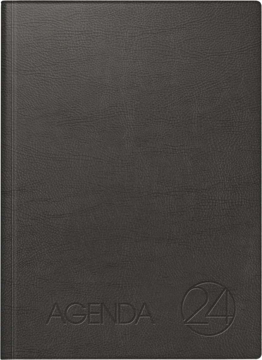 BRUNNEN 1078811 Agenda 24 Service Calendar (1 Page = 1 Day, 21.0 x 29.0 cm, Foam Film Cover, Calendar Perpetual) - Image 4