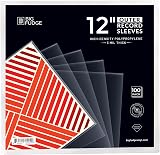 BIG FUDGE 12" Vinyl Outer Sleeves 3 Mil 12.75 x 12.75 Clear PP