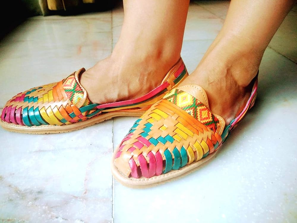 colorful mexican huaraches