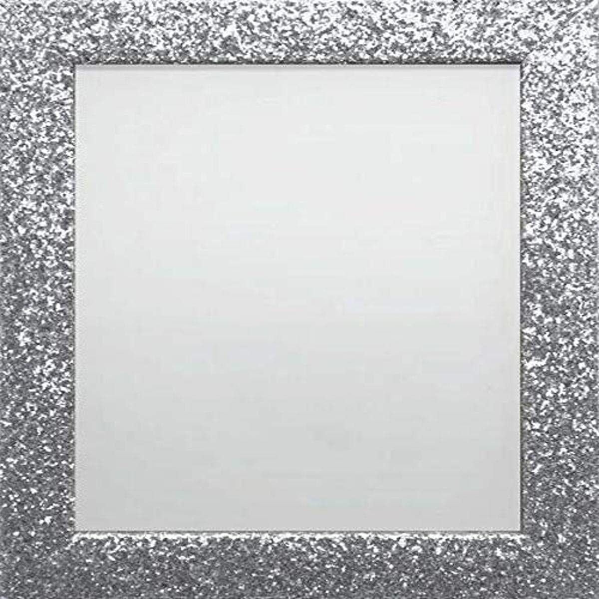 Frame Company Glitter Sparkly Picture Photo Frame, Silver, 7x5 inch *Choice of Colours & Sizes*Fitted with Real Glass