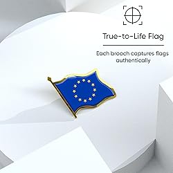 European Union Flag Lapel Pin - Enamel Metal