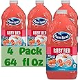 Ocean Spray Ruby Red Juice Drink 64 fl oz Plastic Bottle 4 Pack