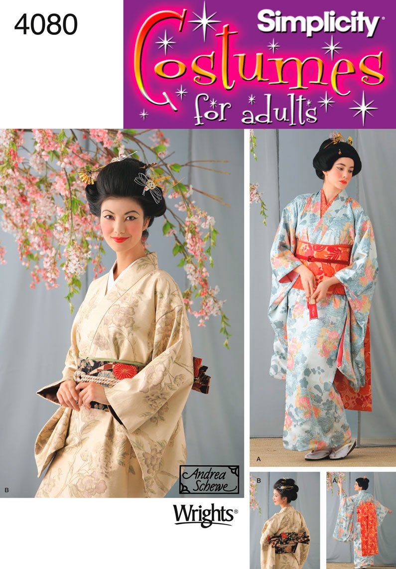 Simplicity Creative Group Inc - Patterns Women's Sewing Pattern Japanese Geisha Costume (Sizes 14-20)