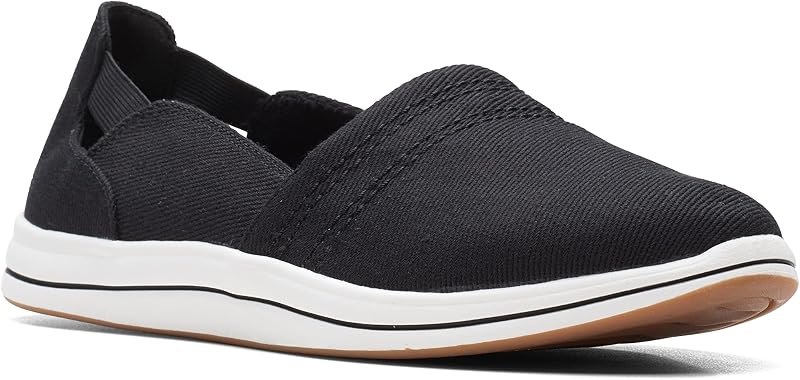 Breeze Step II - Mocassins Femininos, Pretos -, 9 Narrow