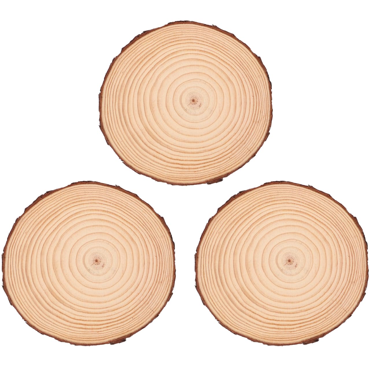 FUNOMOCYA Garden Stepping Stones Outdoor Walkway Boards 7.87 Inch Durable Wooden Pathway for Patio Yard Decoration and Diy Garden Paths