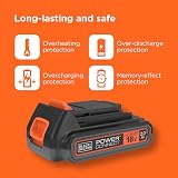 BLACK+DECKER 18V 2.0Ah Lithium Battery BL2018-XJ Compact PowerConnect view 7