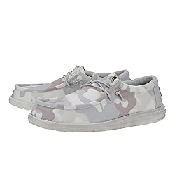 Hey Dude Wally Washed Camo Greyscale Desert Camo
