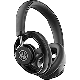 JLab JBuds Open Wireless Headphones, Black, Open-Back, Immersive Sound, Dual Coaxial 35mm + 12mm Drivers, Comfortable Breathable Open Fit, All Day Listening 24 Hour Playtime, Customize App