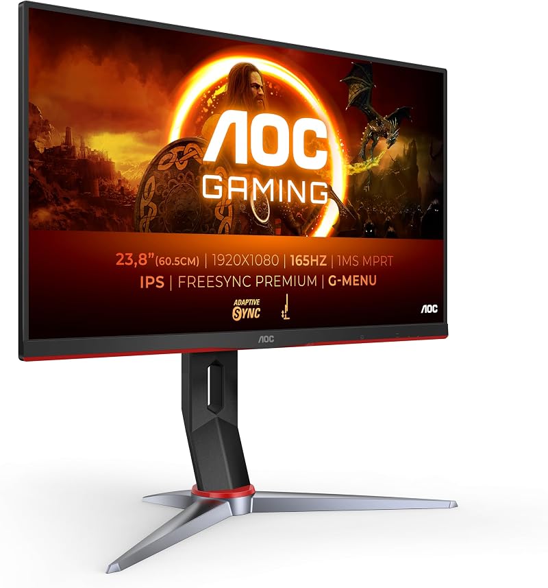 AOC 24G2SP/BK 23.8" FHD 165Hz Gaming Monitor IPS 1ms MPRT FreeSync G-Sync