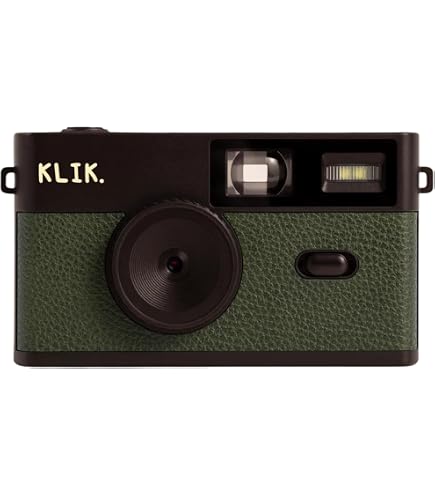 KLIK. コンパクトフィルムカメラ オリーブグリーン Amazon.com : LENSY Screen Free Digital Camera | Four Built in