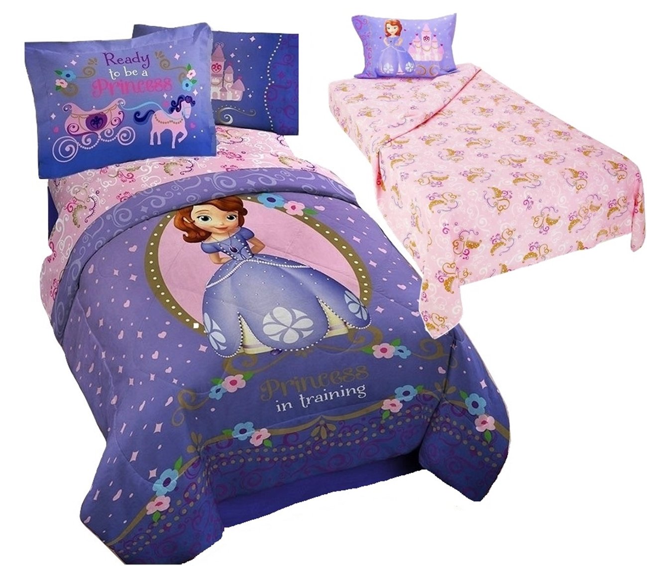 sofia the first twin bedding