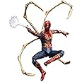 LonullyMege Iron Spider Action Figures 7inch 1/10 Scale All Joints Movable Superhero 2.0 Series Exquisite Collection Toy