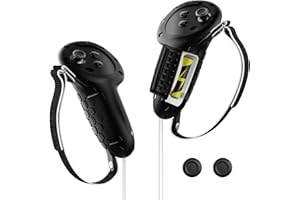 APEXINNO Upgraded Controller Grips Cover Compatible with Meta Quest 3/3S,Silicone Non-Slip Grip Cover Made for Meta/Oculus Quest 3/3S Accessories with Battery Opening