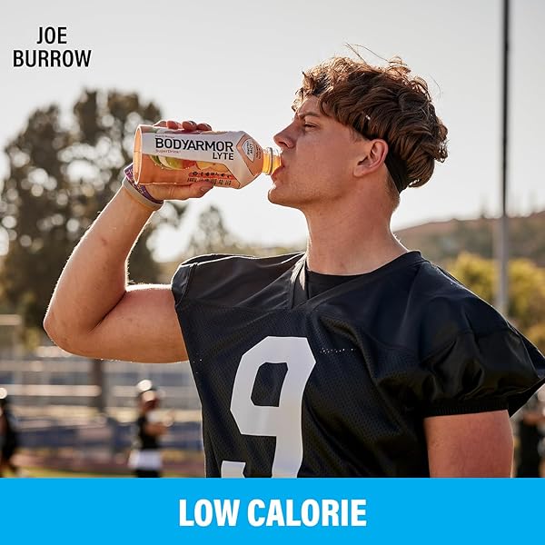 BODYARMOR LYTE SPORTS DRINK LOW-CALORIE SPORTS BEVERAGE, ORANGE CLEMENTINE – ORANGE CITRUS, COCONUT WATER HYDRATION, NATURAL FLAVORS WITH VITAMINS, POTASSIUM-PACKED ELECTROLYTES, PERFECT FOR ATHLETES, 16 FL OZ (PACK OF 12)