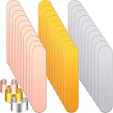 36 Pcs Metal Stamping Blanks Aluminum Ring Blanks for Metal Stamping | Flat Metal Jewelry Blanks in 3 Colors, 0.47 x 2.24 Inch Stamping Strips for DIY Rings, Bending, Engraving and Jewelry Making